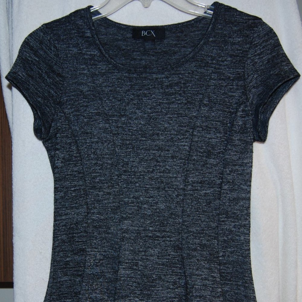BCX Jersey Knit Peplum Top